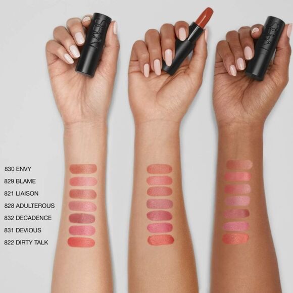 NARS Explicit Refillable Satin Lipstick - 862 Incendiary - Picture 4 of 10